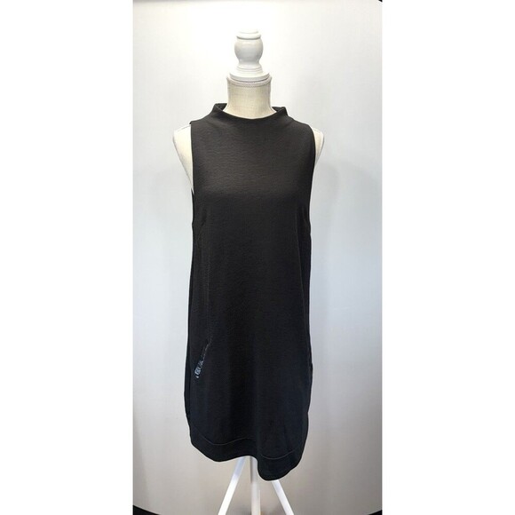 Cooper St Life of the Party Black Shift Dress Size 8 High Neck Pockets Retro - Picture 2 of 13